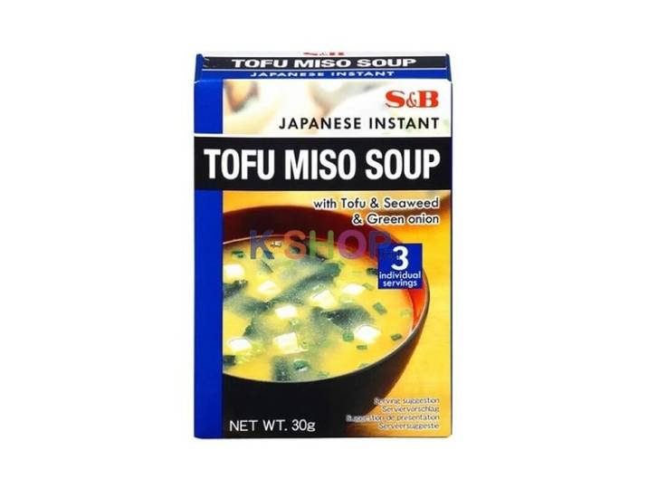 S&B Mélange pour soupe instantanée Miso Tofu 30 g