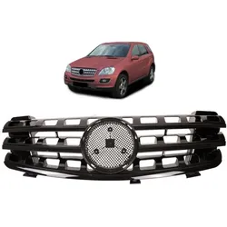 Kühlergrill Schwarz hochglanz passend für Mercedes ML W164 05-08 Vormopf
