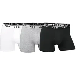 JBS 3P Organic Cotton Boxer Tights Schwarz/Weiß Ökologische Baumwolle Large Herren