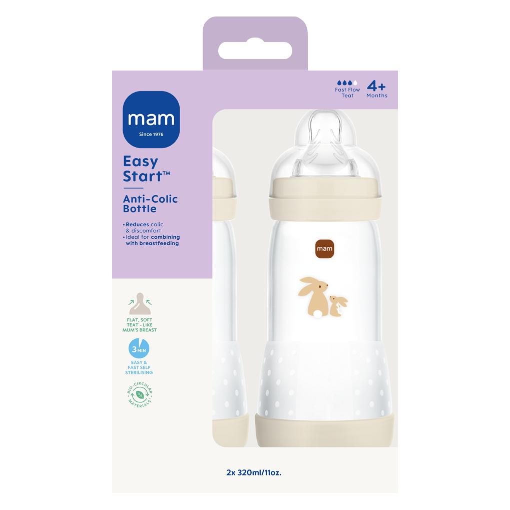 MAM - Easy Start Anti-Colic Bottle - Neutral - 320 ml 2p (320 ml) (412179)