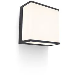 Eco-Light LED-Außenwandleuchte Doblo Alu, Eisen, Stahl & Metall Grau Anthrazit 15 x cm