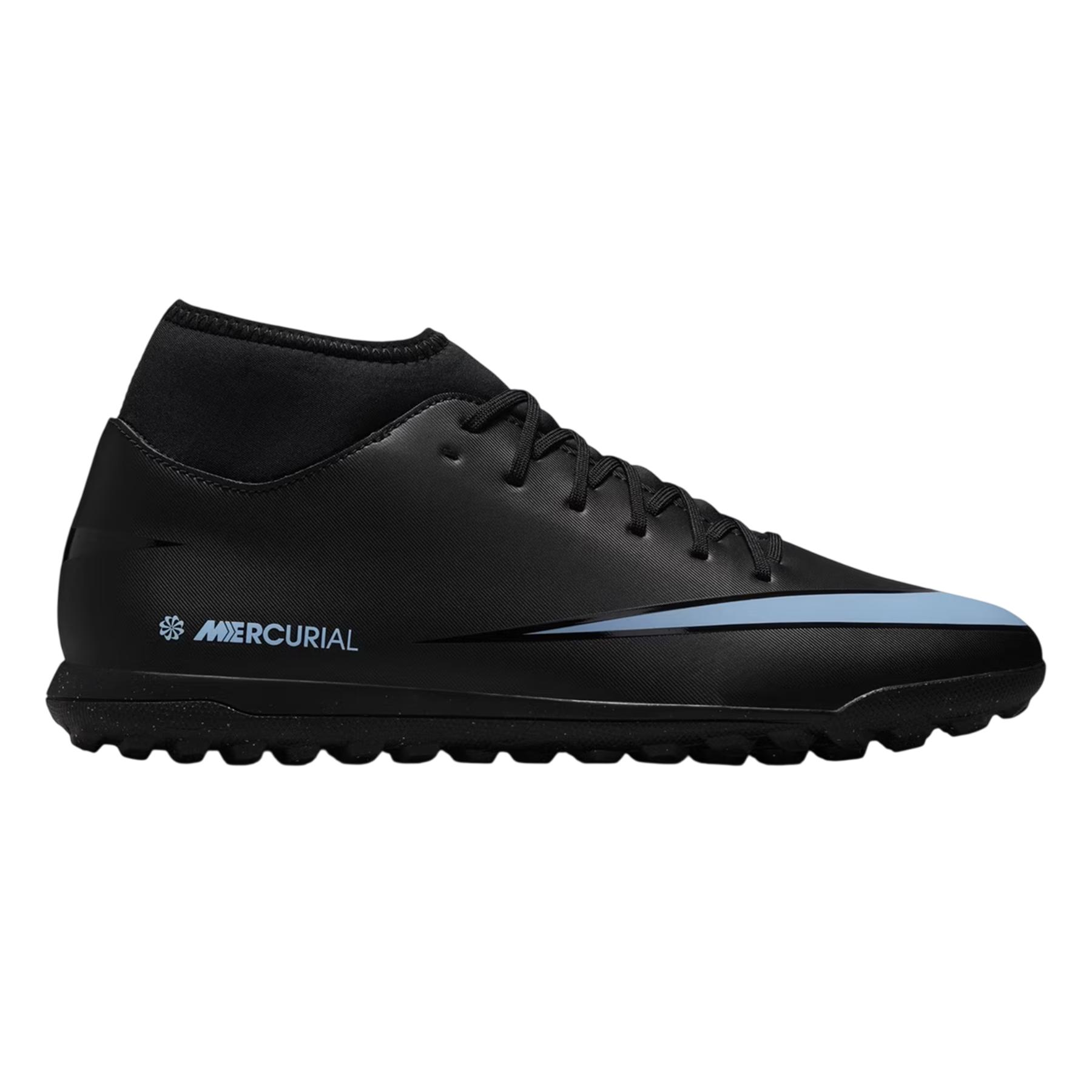 Nike - "Mercurial Superfly 10" Fußball-Stiefel für Kinder, Hoch geschnitten (Schwarz)
