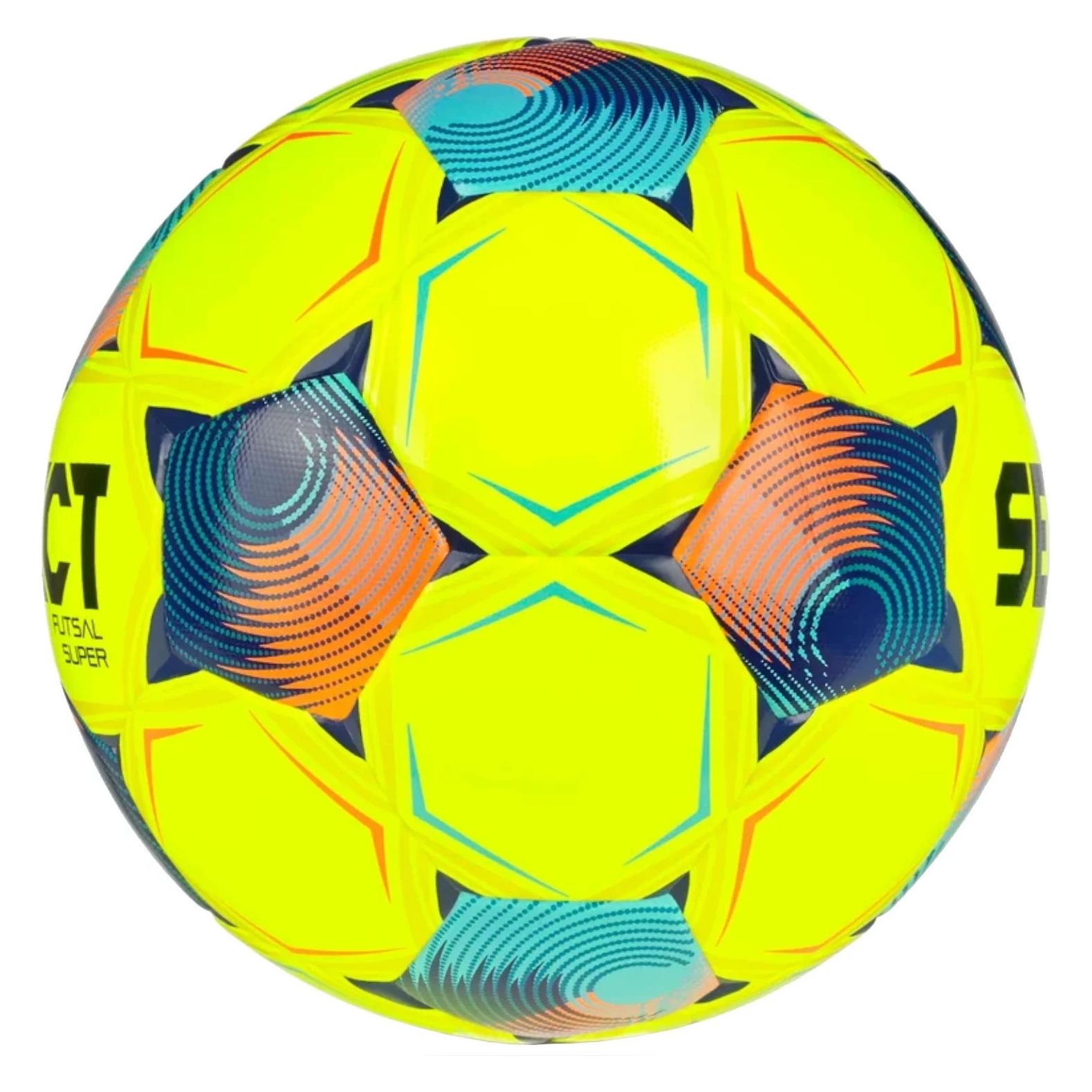 Select Piłka nożna FB Futsal Super v26 FIFA Quality Pro żółto-niebieska 1021350 300006 4 (4) (162177 4)