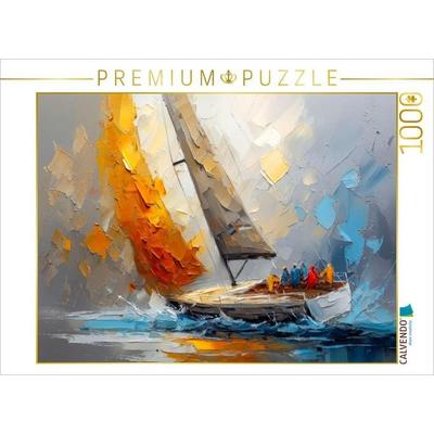CALVENDO Puzzle Volle Fahrt voraus | 1000 Teile Lege-Größe 64x48cm Foto-Puzzle für glückliche Stunden, Sonstige von , Calvendo Puzzle