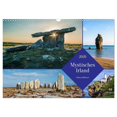 Mystisches Irland (Wandkalender 2026 DIN A3 quer), CALVENDO Monatskalender