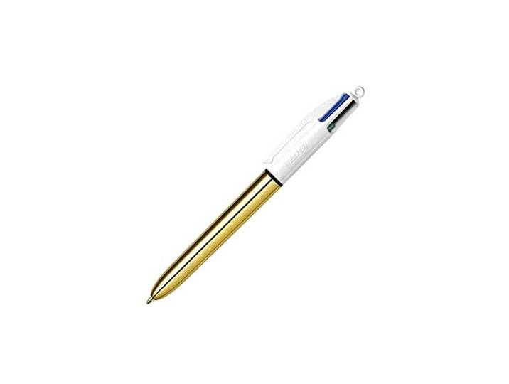 BALPEN BIC 4KLEUREN SHINE GOUD