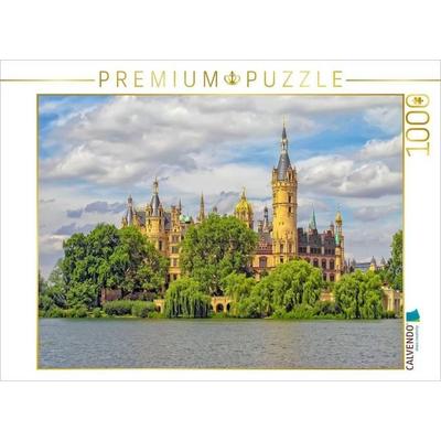 CALVENDO Puzzle Mecklenburg-Vorpommern Schwerin Schloss | 1000 Teile Lege-Größe 64x48cm Foto-Puzzle für glückliche Stunden, Sonstige von , Calvendo
