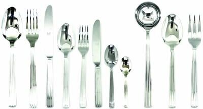 Mepra Sole Flatware Set - 99 Pieces - Stainless Steel