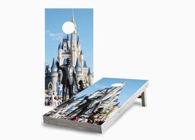 Skip's Garage Magic Kingdom Regulation 2x4 Cornhole Game Set