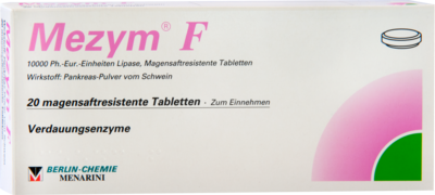 BERLIN-CHEMIE AG MEZYM F magensaftresistente Tabletten 20 St 06190415