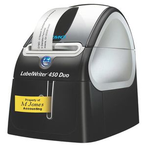 Dymo Etikettendrucker Labelwriter LW 450Duo, 56mm, Thermodirekt, USB, auch für D1-Schriftbänder