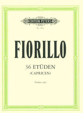 Edition Peters Fiorillo 36 Etüden for Violin