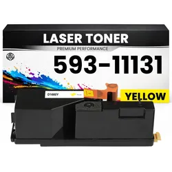 Toner 593-11131 Gelb für Dell 59311131 Premium Alternative Günstig für Dell C1660W