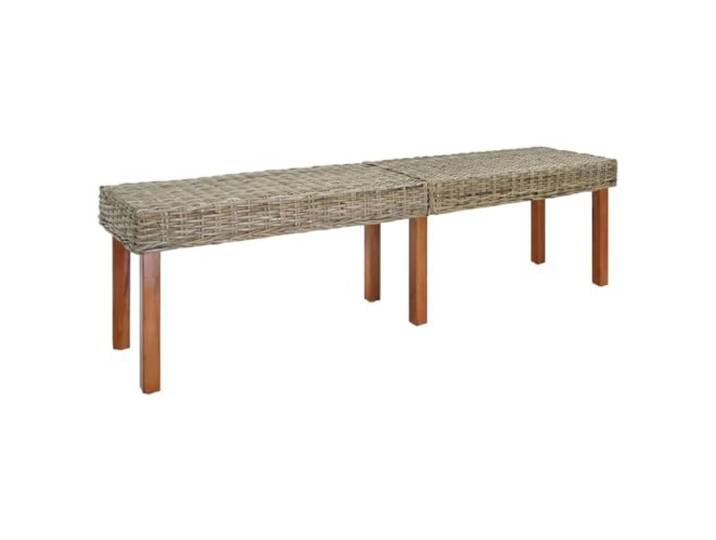 XHNIFBN Sitzbank Massivholz Mango Holzbank Natur 160 x 35 x 45 cm Robuste 2-Sitzer Holzbank aus natürlichem Mangoholz für Flur, Terrasse, Esszimmer und Gartenbereich.