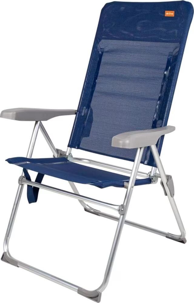 Silla Plegable Aktive Para Jardín, Piscina Y Playa Azul Talla Única Unisex