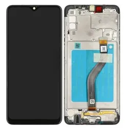 Samsung LCD + Touch + Frame für A207F Galaxy A20s - black (Display, Samsung Galaxy A20s), Mobilgerät Ersatzteile, Schwarz