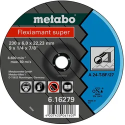 Metabo Flexiamant super Stahl Schruppscheibe gekröpfte Ausführung - 616487000