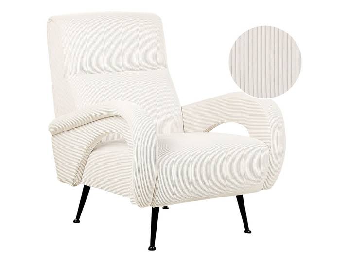SESSEL Cord cremefarben Svalov