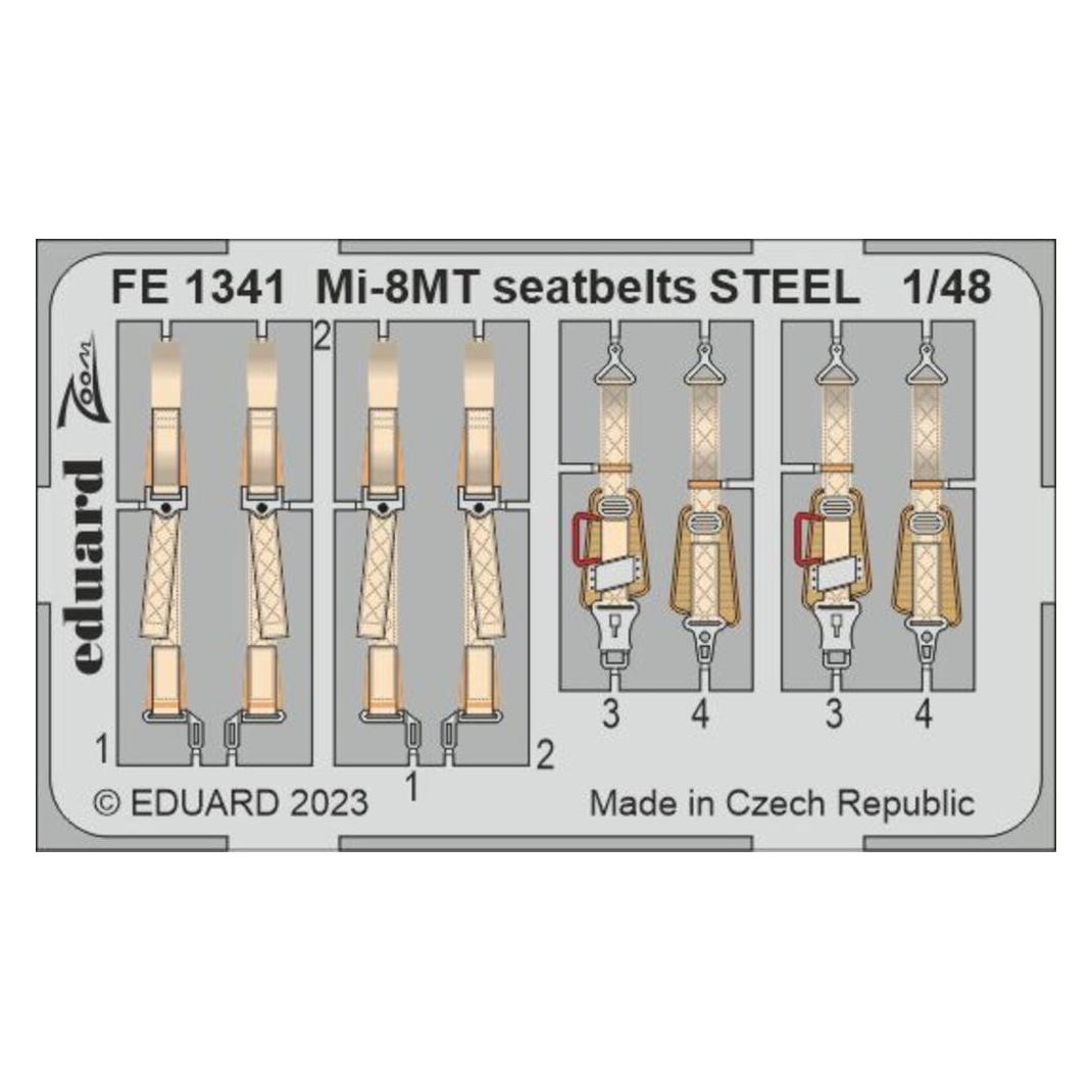 Eduard Mi-8MT seatbelts STEEL 1/48 ZVEZDA (FE1341)