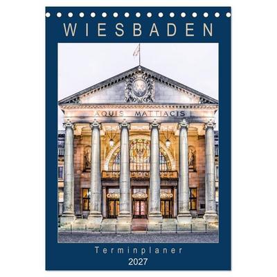 Wiesbaden Terminplaner (Tischkalender 2027 DIN A5 hoch), CALVENDO Monatskalender