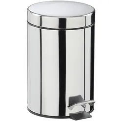 ESSENCIA Rossignol Treteimer mit Pedal Edelstahl 3 L aus rostfreiem Stahl
