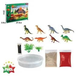 DIY-3D-Dinosaurier-Szene