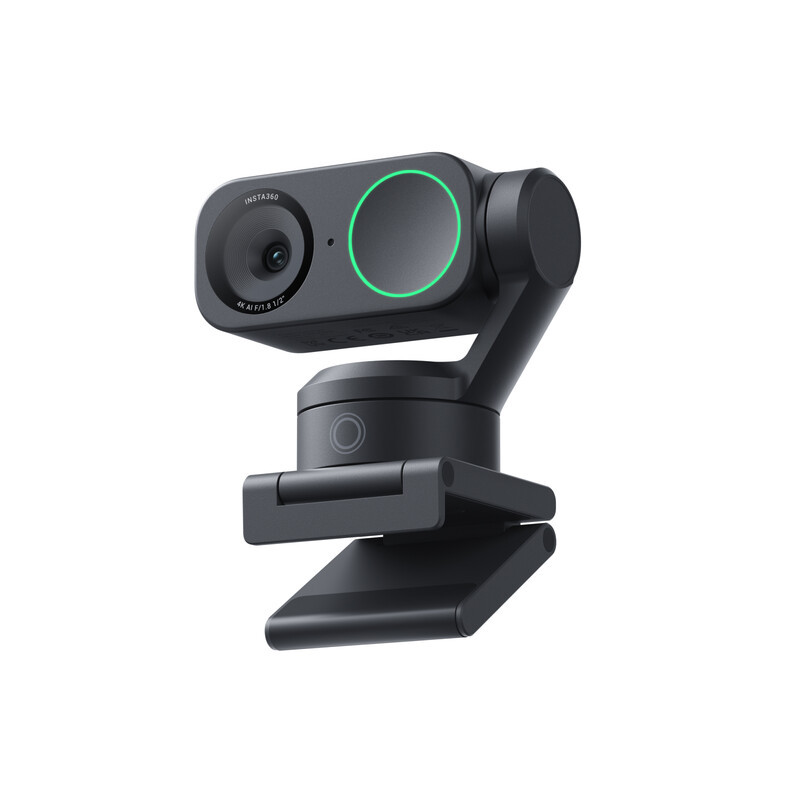 Insta360 Link 2 standaardbundel 4K-webcam met 1/2 inch-sensor, AI-tracking, HDR en ruisonderdrukkende microfoon