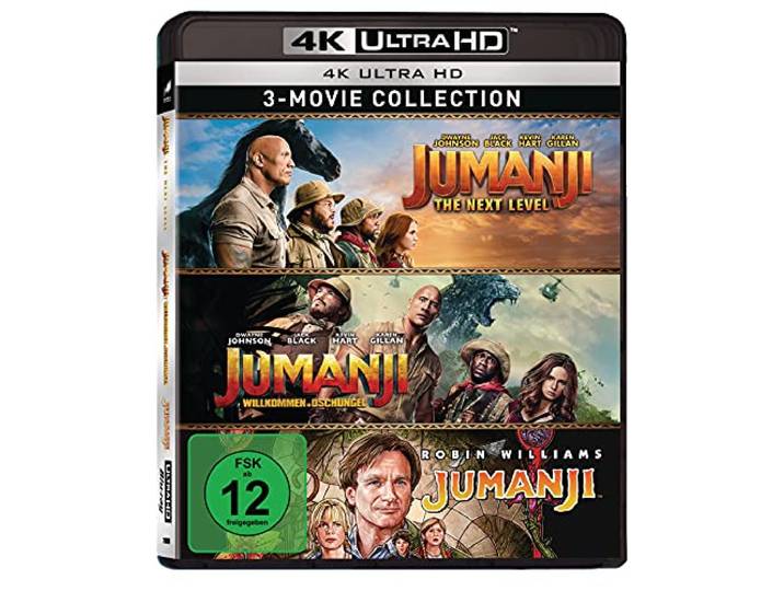Jumanji 1-3 (3 4K Ultra HDs)