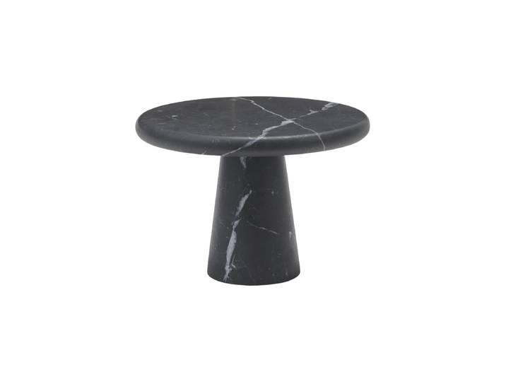 Handgefertigtes, luxuriöses Tablett „Nero Lux“ aus Marmor, Black Schwarz marmoriert Aquanova