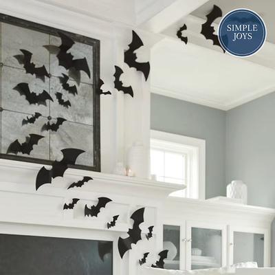 Assorted Felt Bats - Set Of 12, Assorted Sizes - Grandin Road