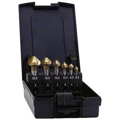 Exact, Bohrereinsatz, Kegelsenker-Set 5teilig 6.3 mm