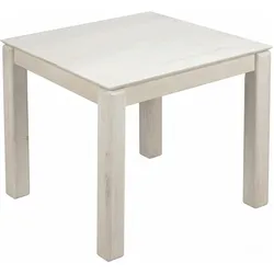 Wohnling, Esstisch, Massivholz (80 x 80 x 75 cm)