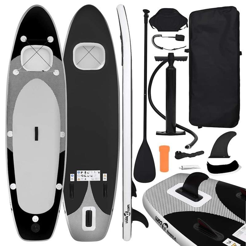 Aufblasbares Stand-Up-Paddleboard - 330 cm SUP-Board mit Paddel und Unterwasserkamera