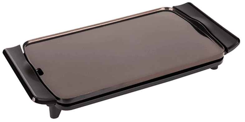 Plancha de asar - Jata JEGR0550, 2500 W, Antiadherente, Aluminio y terrastone, 55 cm, Negro