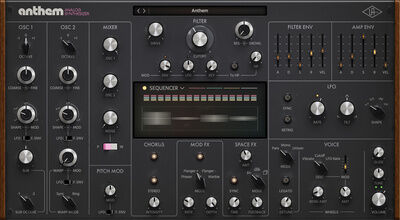 Universal Audio Anthem Analog Synthesizer