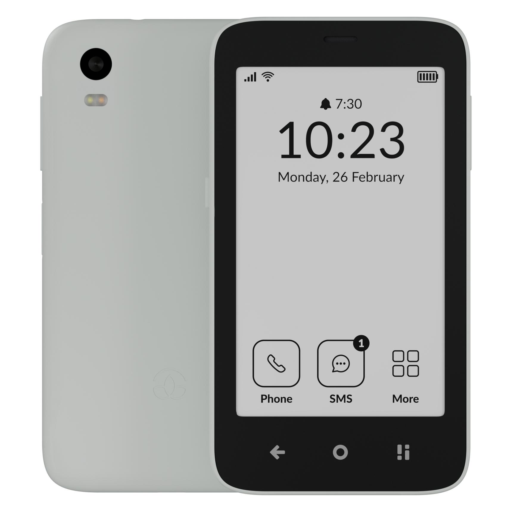 Mudita Kompakt (32 GB, White, 4.30", Hybrid Dual SIM + eSIM, 4G) (Kompakt NW)