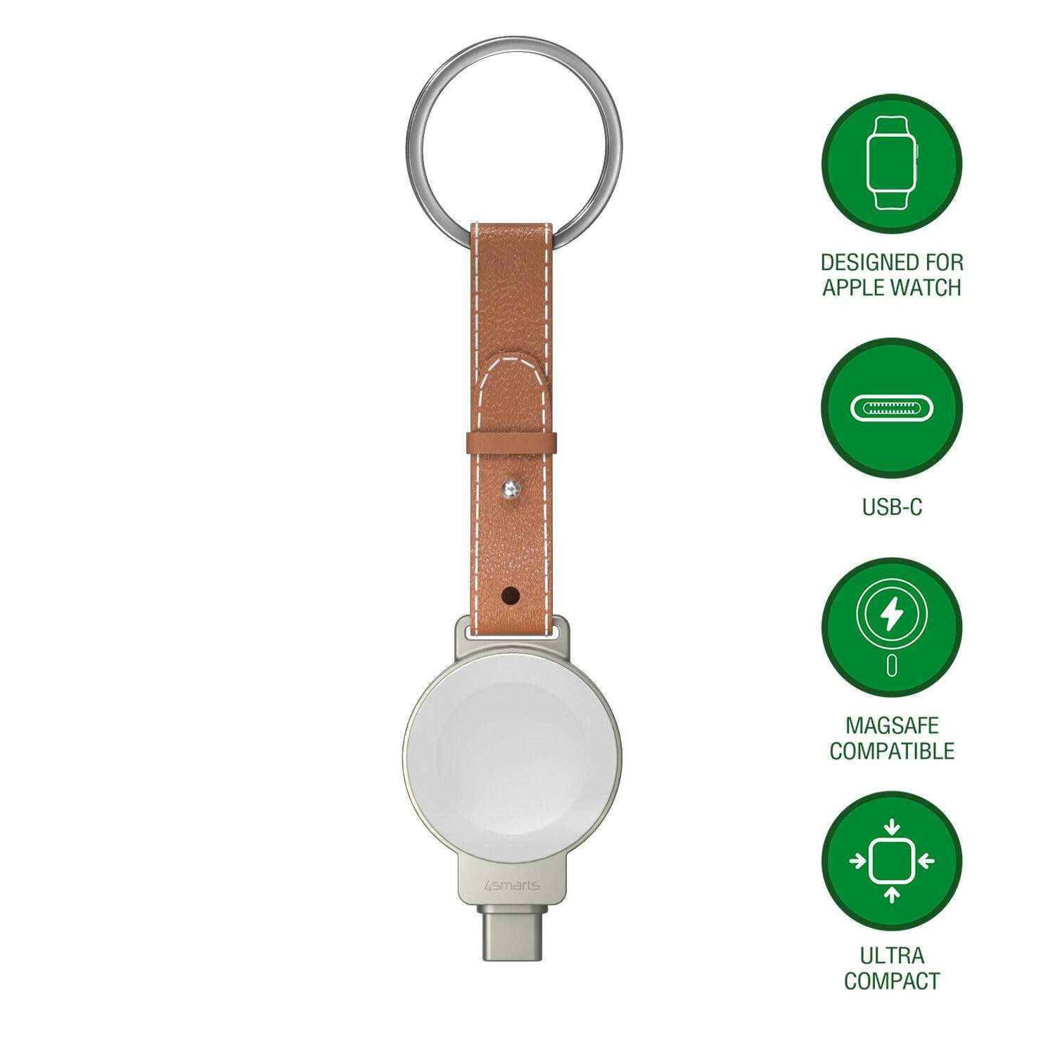4smarts Wireless Charger für Apple Watch silber 541476