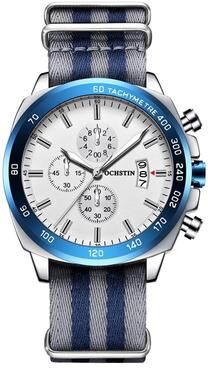 Everyday Crate OCHSTIN 7079 Mens Waterproof Quartz Watch With Luminous Display silver Blue