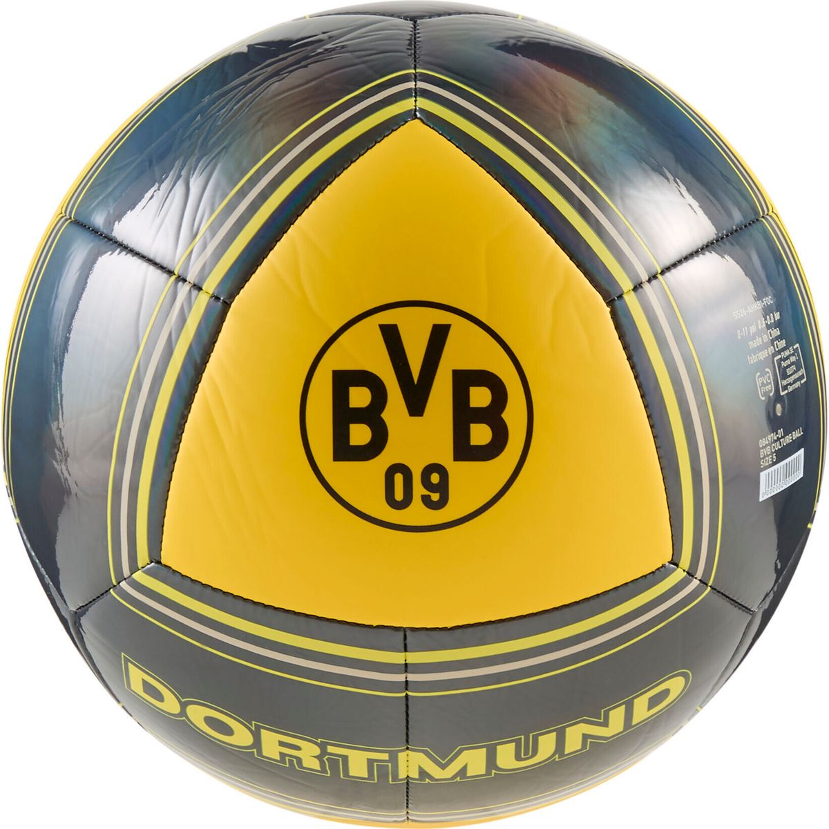 Puma BVB Culture Ball puma black-faster yellow (01) 5 084974-01-5