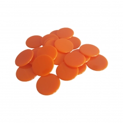 Spielsteine Spielchips - 22 mm - orange 259675