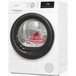 Exquisit Wärmepumpentrockner 7 kg freistehend Weiß Startzeitverzögerung Restlaufzeitanzeige Kindersicherung TWP5703-010E weiss