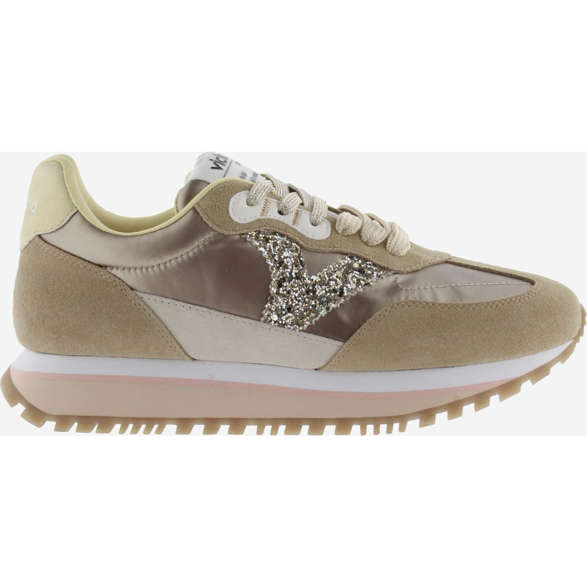 Victoria Viento Nylon Metal & Serraje Women platino (594) 40 1157117-594-40