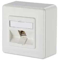 METZ CONNECT Anschlussdose E-DATmodul TIA/EIA Cat.6A 8(8) AP reinw.