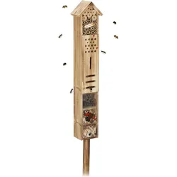 Relaxdays, Insektenhotel, Insektenhotel (Florfliegen, Marienkäfer, Schmetterlinge, Wildbienen)