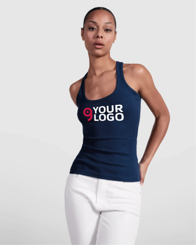 Canotta Carolina in Cotone 100%, Vogatore Donna Personalizzate o neutre Roly
