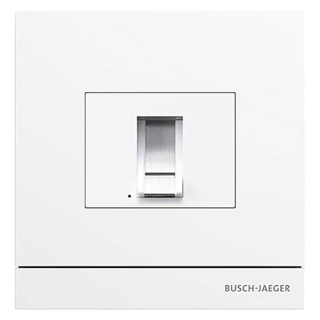 Busch-Jaeger BJ 83100/70-664 Welcome Zutritts- kontrolle m.Fingerprint studioweiÃ matt (Fingerabdruck) (2CKA008300A0414)