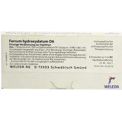 FERRUM HYDROXYDATUM D 6 Ampullen 8 ml