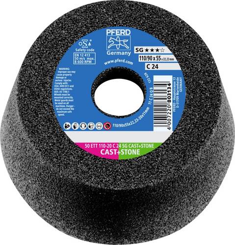 PFERD TOOLS 63518224 Schleiftopf 50 ETT 110-20 C 24 SG CAST+STONE 11cm 2St.