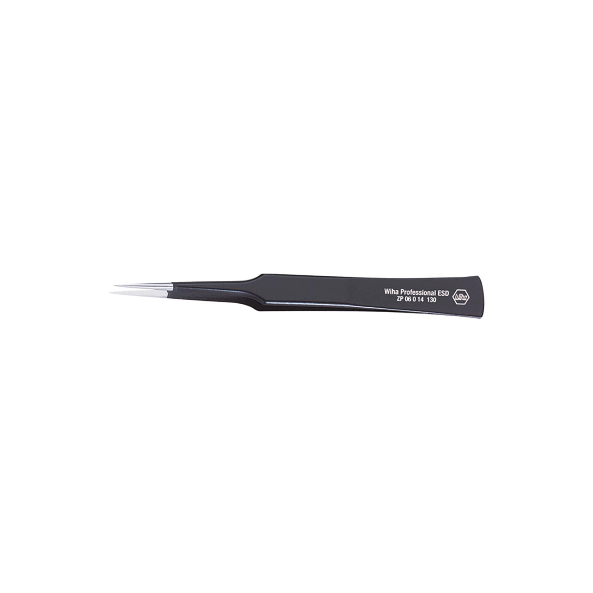 Wiha Präzisionspinzette Professional ESD Typ GG 130 mm (32347)