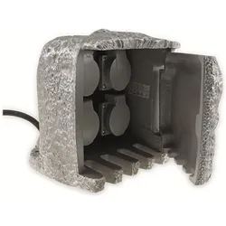 Chilitec, Steckdose, Garten-Steckdose Stone